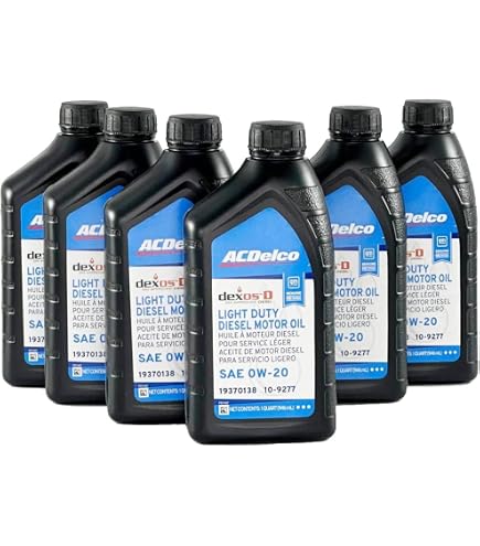 Amazon.com: GM ACDelco 109326 0W-20 dexos1 Gen 3 Full Synthetic